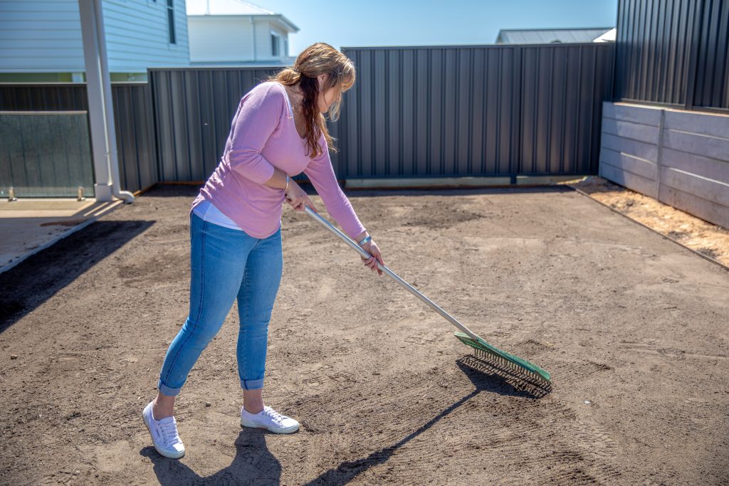 Turf area preparation