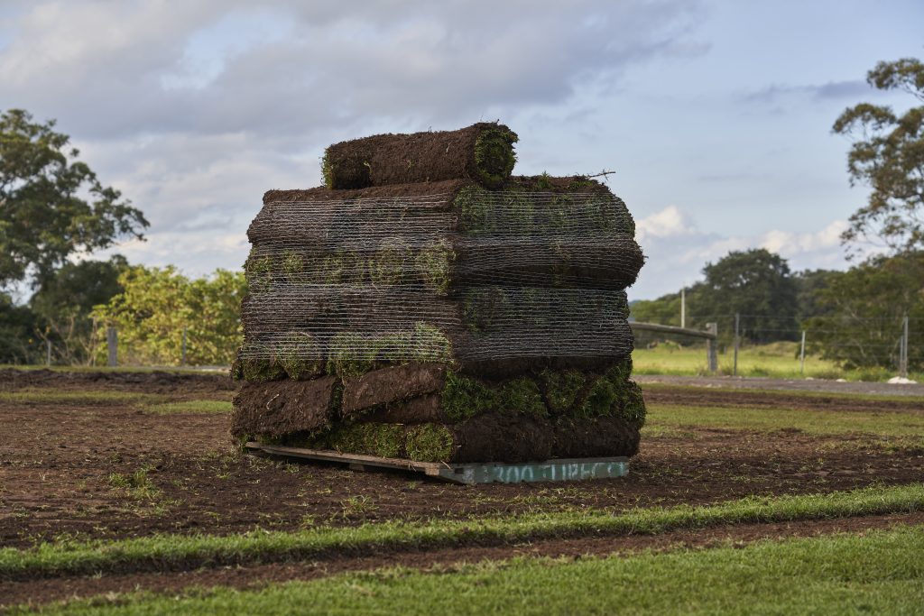 Pallet of turf